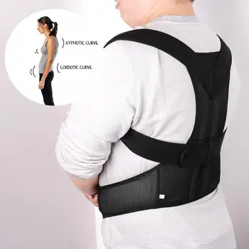 Adjustable Back Posture Corrector Shoulder Lumbar Brace Spine Support Belt Adult Corset Posture Correction Belt Body Health Care