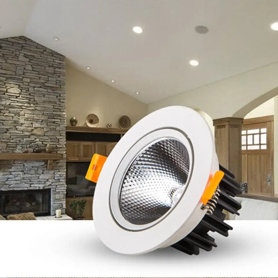 Adeeing Led 85 265v Cob Ceiling Spot Light 24w 30w Downlight Led 85 265v Cob Ceiling Spot Light