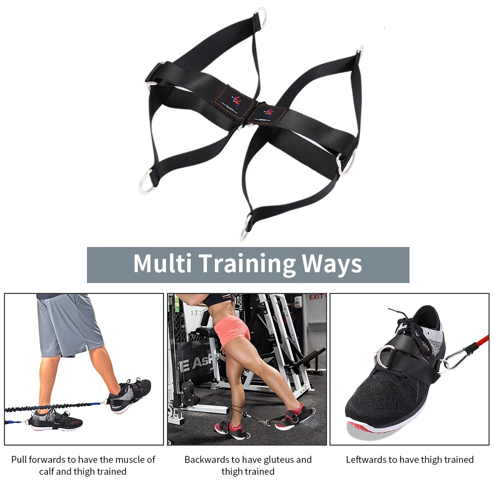 Kickback Ankle Resistance Fitness Crossfit Pull Belt Leg Abdomen