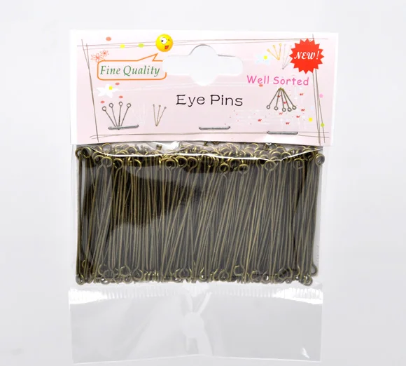 DoreenBeads 300 قطعة حسنا التصنيف من البرونز لهجة دبابيس العين 4 سنتيمتر (B13057) ، ييوو DoreenBeads 300 قطعة حسنا التصنيف من البرونز لهجة دبابيس العين 4 سنتيمتر (B13057) ، ييوو