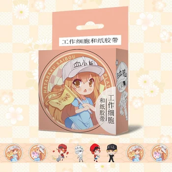 

1 Pcs Cartoon 15mm*5m Japanese Anime Cells at Work Washi Tape Adhesive Masking Tape DIY Scrapbooking Sticker Label Stationery
