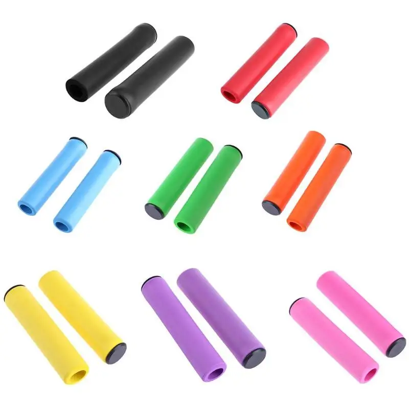 

133*22mm Bicycle Grips Ultralight Cycling MTB Bike Grip Rubber Silicone Handlebar Anti-skid Shock-absorbing Bicycle Part