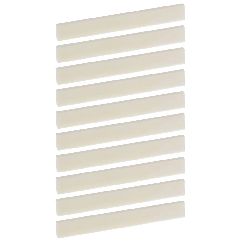 10pcs High Quality Cattle Bone Blank Saddles for Guitar Maker Luthier Supply guitar accessories