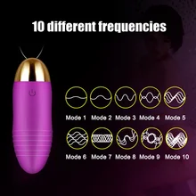 10 Speeds Wireless Remote Control Vibrator Egg Bullet Silent Massager Adult Toy SN-Hot