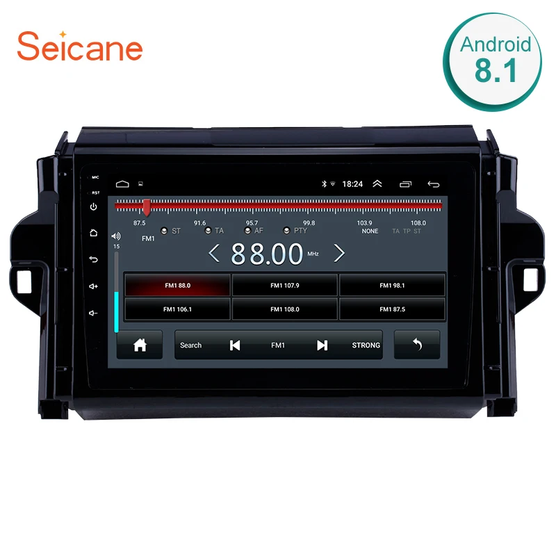 Seicane 2din 9 дюймов Android 8 1 GPS автомобильное радио для 2015 2018 TOYOTA FORTUNER/Скрытый