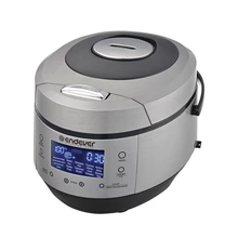 Мультиварка Endever Vita 120 стальной/черный(Мощность 900 Вт, 24 программы, емкость- 5 л, таймер до 24 часов, автоподогрев, регулировка времени приготовления