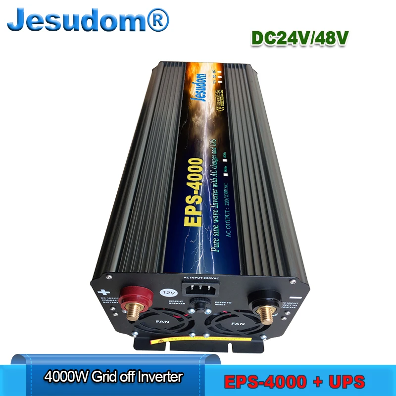 

EPS4000 4KW Pure sine wave inverter with AC charger and UPS function