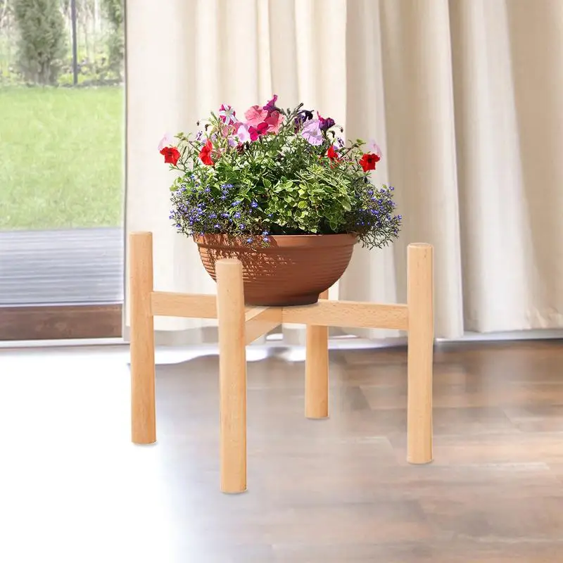 

Beech Flower Stand Single Bay Window Balcony Desktop Decoration Mini Holder Modern Home Decoration Plant Small Green Pot Pot
