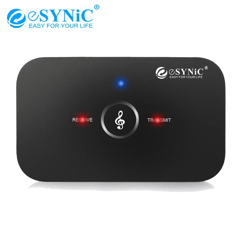 

ESYNIC Wireless 2 in1 Bluetooth Stereo Audio Music Transmitter and Receiver 3.5mm RCA Wireless Adapter Bluetooth Receiver
