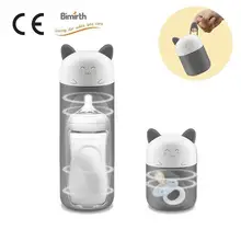 Дезинфицирующее средство для кормления детей с мультяшным животным котом, портативный УФ-озоновый стерилизатор, дезинфицирующее средство для путешествий, для бутылочек, сосок, безопасный для детей