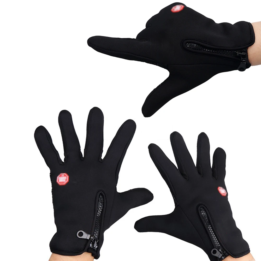 Уличные спортивные мужские и женские перчатки для езды на велосипеде, мотоцикла, лыжные перчатки Windstopper, сенсорные перчатки, 4 размера, S-XL, намного длиннее и толще, P30