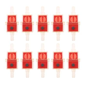 

10 Pcs New 6mm Square MRC Type Inline Fuel Filter For Motorcycles/Scooters/Trials Bikes/Mowers Petrol Inline Fuel Filter