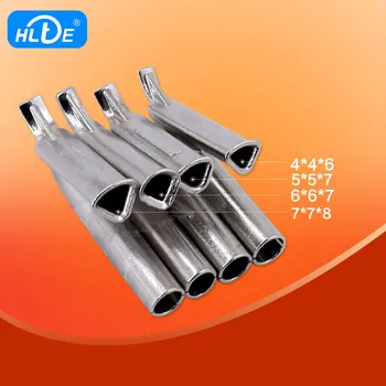 Price HLTE Triangle Welding Mouth Nozzles Trilateral Speed Nozzle Tip For Plastic Heat Gun Tuyere Accessories