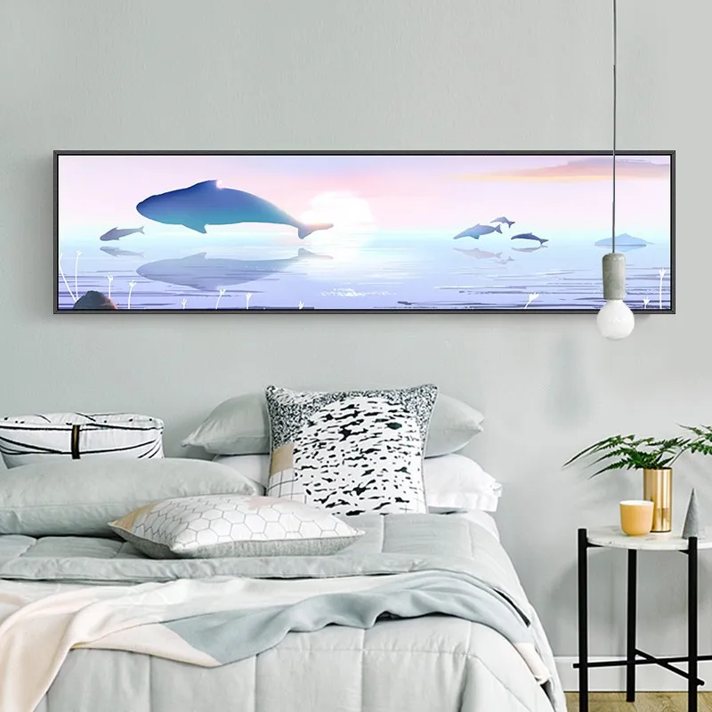 DIY Full Diamond Painting 5D Round Embroidery Cartoon whale Cross Stitch Rhinestone Mosaic Sale | Дом и сад