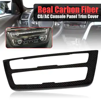 

Car Interior Control CD AC Panel Cover Console Control Panel Carbon Fiber Trim Hard Cover Fit for BMW M3 M4 2014-2018