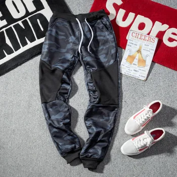 

Autumn New Camo Pants Men Stretch Slim Cotton Fashion Joggers Sweatpants Man Streetwear Hip Hop Casual Trousers Male M-2XL