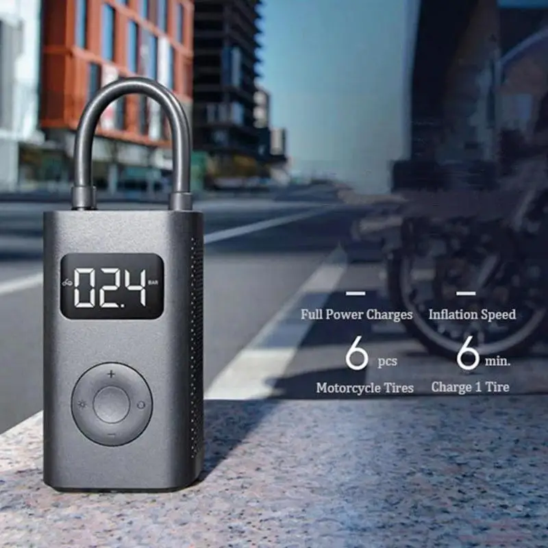 

Xiaomi Mini Portable Inflatable Treasure Mi Air Pump USB Charging Tire Electric Air Pump XiaoMi Smart Home Accessories