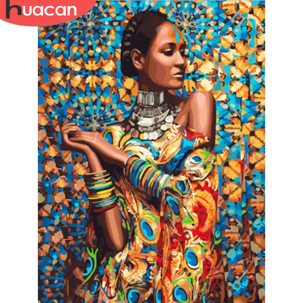 

HUACAN 5D Diy Diamond Painting People Full Drill Square Picture Of Rhinestone Mosaic Diamond Embroidery Handmade Decor