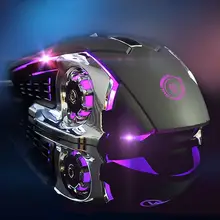Ноутбук Настольный компьютер Usb Проводная мышь E-Sport взвешенная игровая мышка с подсветкой четырехцветный дыхательный светильник DPI3200# BW