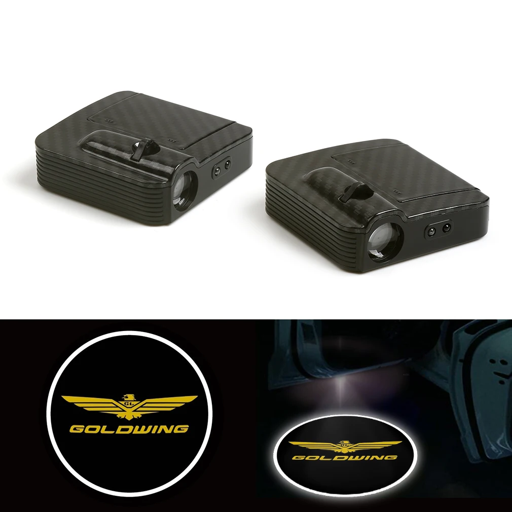

2x For GOLDWING Auto Doors Light Car LED Logo Projector Ghost Shadow Laser Lights