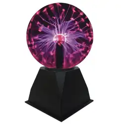USB волшебный плазменный шар 3,5 "плазменный световой шар с управляемый через USB Забавный плазменный ночной Светильник фестивали украшения