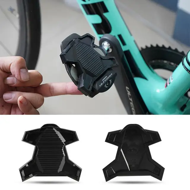 1 Pair Road Bike Lockable Flat Pedal Cleat Cover for Shimano SPD LOOK System and for KEO system