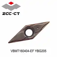 VBMT160404-EF YBG205/VBMT160408-EF YBG205 、オリジナル zcc 超硬インサート旋削工具ホルダー VBMT160404 VBMT160408 YBG205