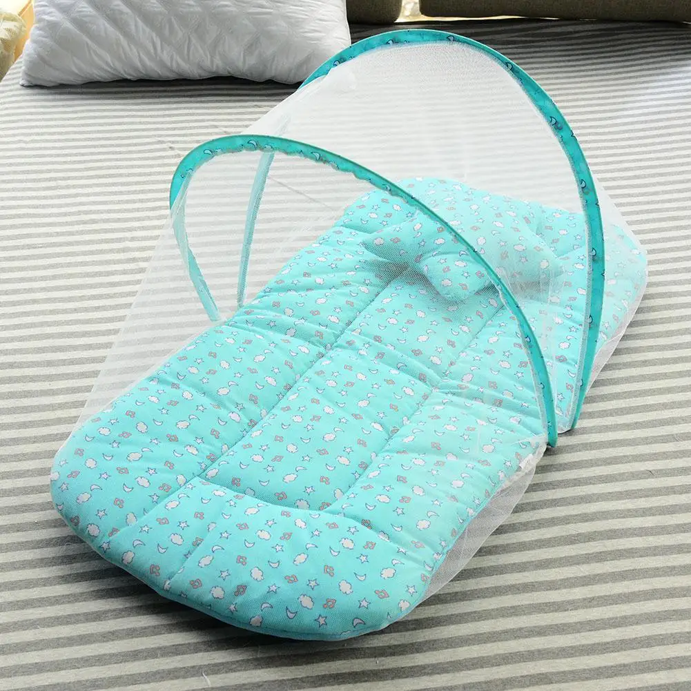 

85*45cm Baby Crib Netting Portable Cotton Nest Crib Bed With Mosquito Net Baby Sleep Pod Home Bed Infant Cradle For Newborn Baby
