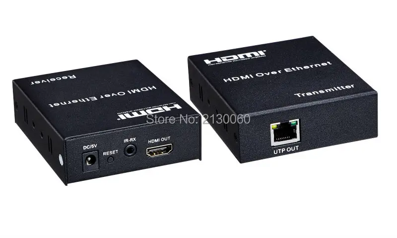 120M HDMI IP удлинитель с одной поддержкой CAT5E/6/7 IR HDMI1.3 протокол 2xPower адаптером