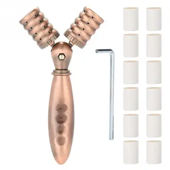 

Moxibustion Therapy Warm Rod Handheld Moxa Burner Roll Holder Acupuncture Massage Device