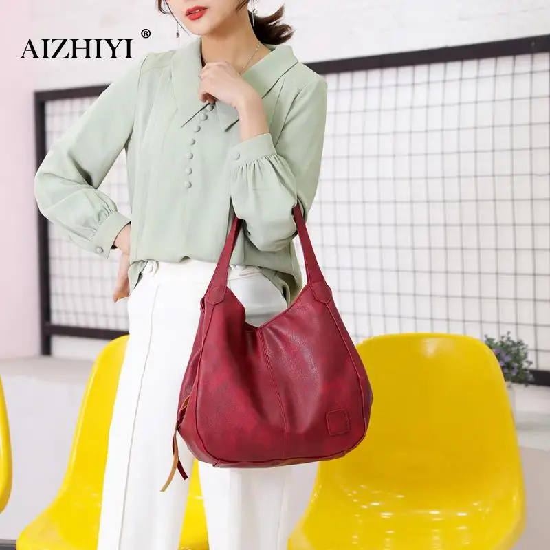 أزياء العلامة التجارية حقائب خمر إمرأة حقائب اليد المصممين حقيبة يد فاخرة النساء حقائب كتف الإناث أعلى-حقائب بيد Sac