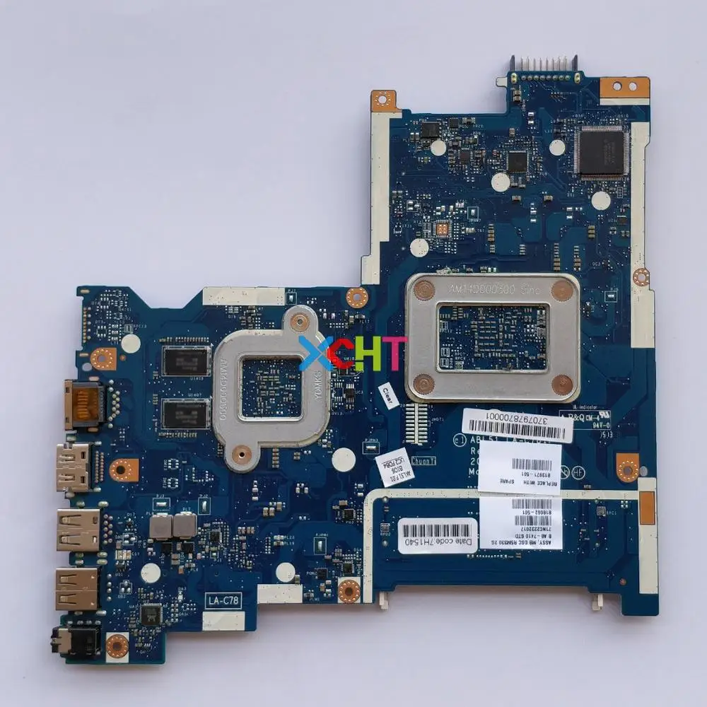  813971-501 813971-001 813971-601 ABL51 LA-C781P w R5M330/2GB GPU A8-7410 CPU for HP NoteBook 15-AF 
