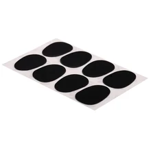 Embout Saxophone 8 pièces 0.3mm embout patchs coussinets coussins pour Saxophone Alto ténor accessoires saxophone noir