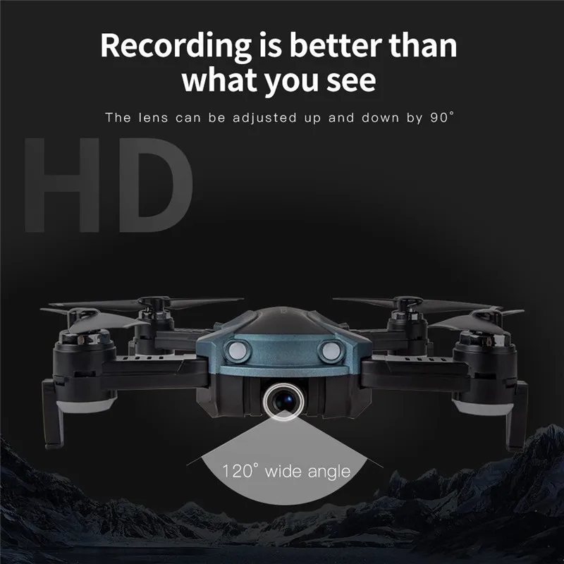 JDRC JD 65G WiFi FPV складной Дрон с 1080P камерой оптическое позиционирование потока режим