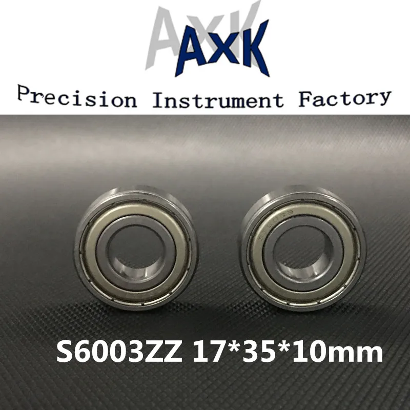 

Бесплатная доставка S6003zz Abec-3 (10 шт.) из нержавеющей стали глубокий шаровой подшипник 17x35x10 мм 6003zz/ss S6003z Cuscinetti A Sfera