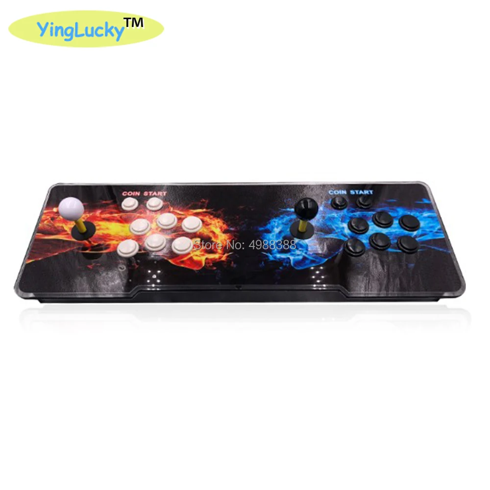 Sanwa Pandora Box 9 1500 В 1 акриловая консоль для аркадной игры 2 игрока Джойстик контроллер консоль HDMI VGA USB Pandora box 6s/9/9s