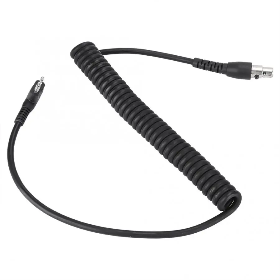 

Headset Earphone Accessories 2-Pin To 5-Pin Coil Cord Aviation Headset Plug Cable Adapter For CP100 CP150 Fone De