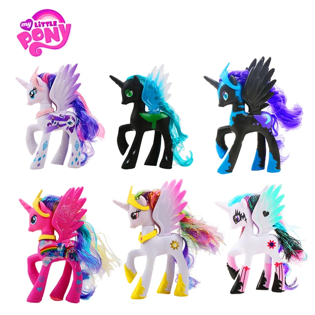 14cm My Little Pony Toys Friendship is Magic Pop Pinkie Pie Rainbow Unicorn  Pony PVC Action