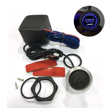

12V Auto Car Engine Start Stop Push Button Ignition Engine Switch Starter with Blue Illumination for All Cars