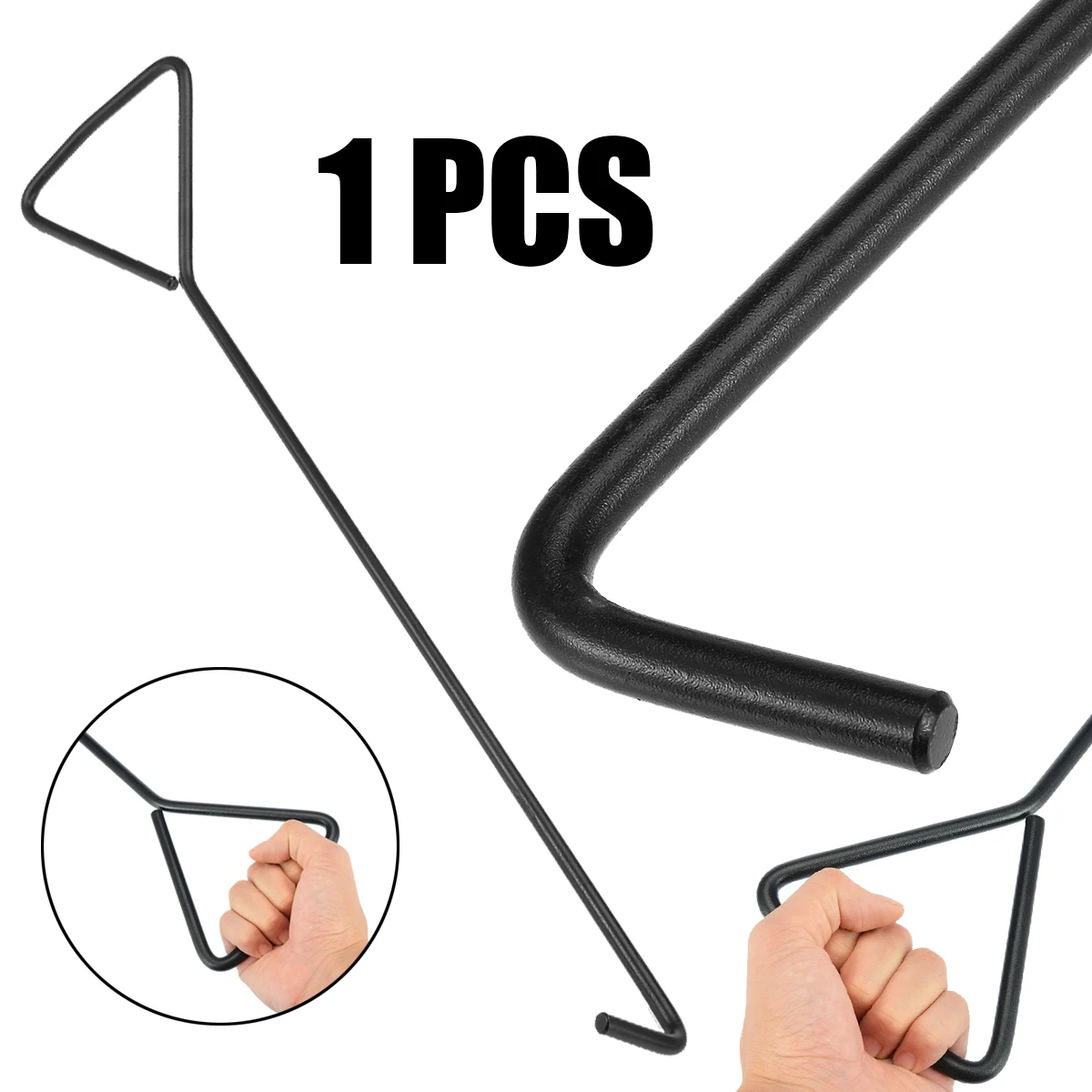 Schachthaken 10mm Stahl - Schachtdeckelheber Für Wartung Und Hausgebrauch