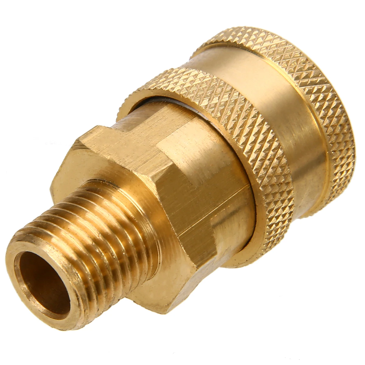1 шт. 1/4 &quotMale (MNPT) мойка высокого давления латунная БЫСТРОРАЗЪЕМНАЯ Муфта