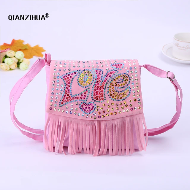 Cute Kids Children Mini Bags Words Sequins School For S Cute Kids Children Mini Bags Words Sequins School For S Tassel Crossbody Shoulder