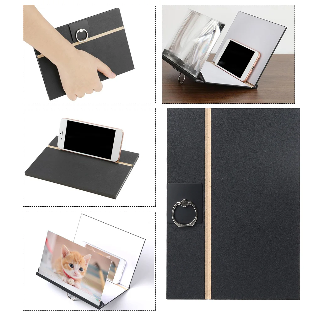 

Mobile Phone Screen Magnifier 3D Video Screen Amplifier Eyes Protection Display Enlarged Stand Holder Bracket
