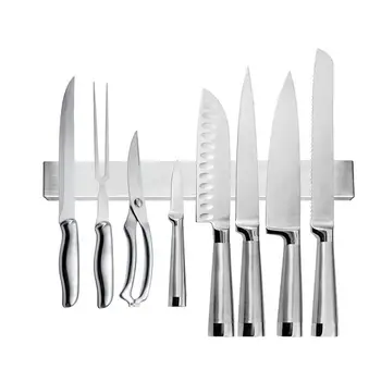 

304 Stainless Steel Magnetic Bar Wall Mounted Kitchen Utensil Holder for Kitchen Restaurant