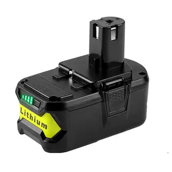 

Power Tool Lithium Battery For RYOBI 18V 3Ah-6Ah Replaceable Lithium Battery Compatible With Ryobi P108 P107 P104 P105 P102 P103