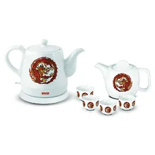 Чайник электрический MYSTERY MEK-1624(Мощность 1500 Вт, фарфоровый корпус, емкость 1.2 л, заварной чайник и 4 пиалы в комплекте