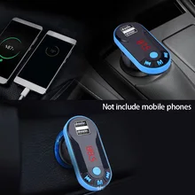 Автомобильный Bluetooth Беспроводной MP3 плеер руки-бесплатный автомобильный комплект музыкальный плеер FM USB передатчик автомобильные принадлежности