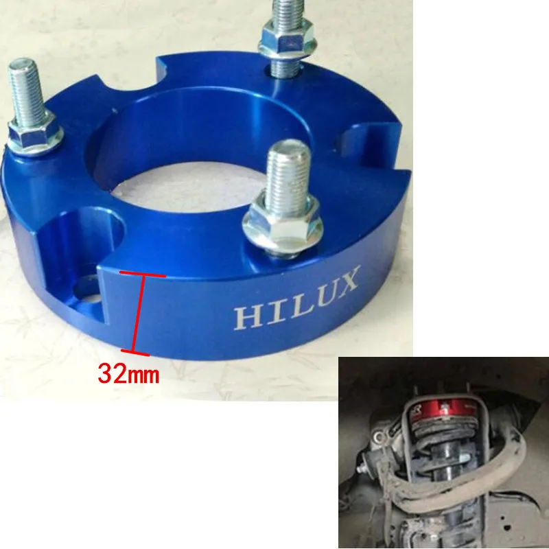 Комплекты для приостановки подъемника, маленького размера, круглой формы с диаметром 32 мм спереди Резьбовая Растяжка шок распорка для приборный щит Vigo Hilux 4WD 05-15