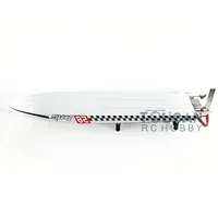 G30H ARTR-RC 54" 30CC Engine Gasoline Fiber Glass RC Racing Boat Radio System Servos Grey THZH0055 2