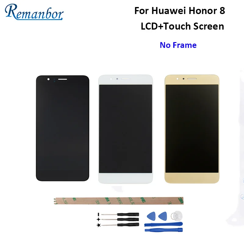 Remanбор для Huawei Honor 8 ЖК-дисплей и сенсорный экран в сборе Замена FRD-L19 FRD-L09 с